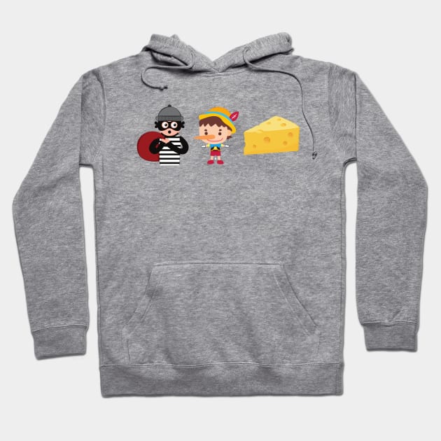 A Thief, A Liar, a Cheese! Hoodie by A Date With Dateline Podcast